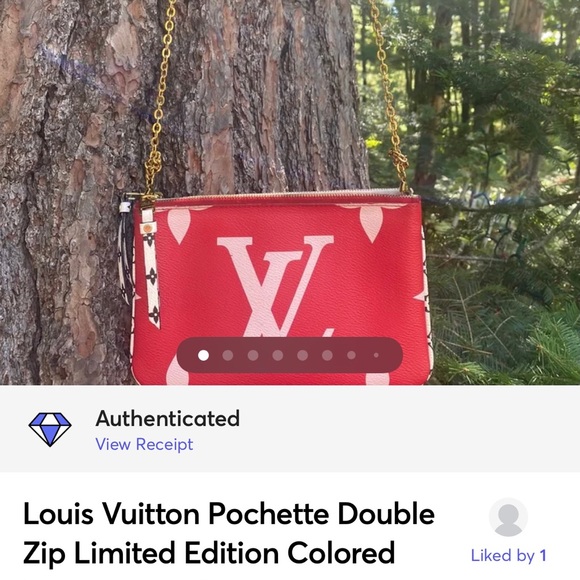 Louis Vuitton Pochette Giant Monogram Double Zip - Picture 14 of 14